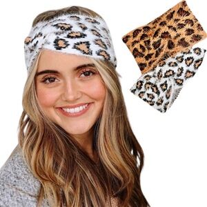 Leopard Twist Headbands! 2 Colors‎ Available!